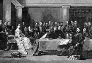 20th Prints: Queen Victorias First Council, Kensington Palace, 1837