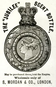 Commemorative Prints: Queen Victorias Golden Jubilee, scent bottle 1887
