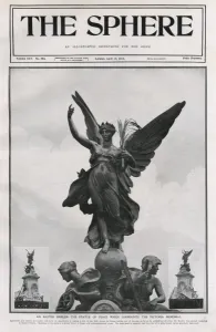 Monument Prints: Queen Victorias Memorial - Statue of Peace