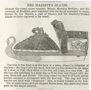 Skates Prints: Queen Victorias Skates
