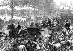 Rides Prints: Queen Victorias visit to Victoria Park