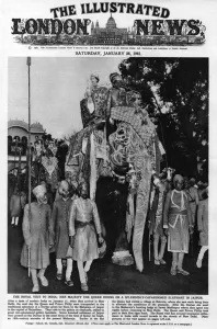 Elephants Prints: The Queens royal visit to India