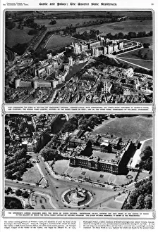 Ward Prints: The Queens state residences: Windsor Castle and Buckingham