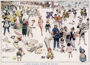 Makers Prints: A Quiet Summer Holiday by the Sea