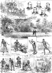 Hampstead Prints: Quoits Match at Hampstead, 1888