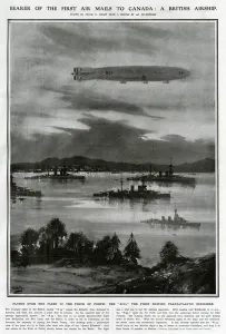Armed Prints: R34 Airship, Transatlantic crossing 1919