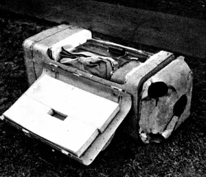 Forces Prints: Radio Set in a Parachute Container; Second World War, 1944