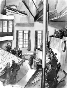 Rockets Prints: RAF Control Centre; Second World War, 1944