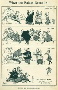Raider Prints: When the Raider Drops in by Heath Robinson