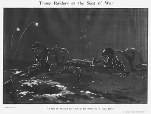 Cork Prints: Those Raiders at the Seat of War by Bruce Bairnsfather
