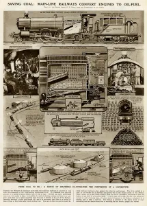 Fuel Prints: Railway engines converted to oil fuel by G. H. Davis