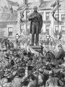 Unveiling Prints: Railway jubilee, statue of Joseph Pease