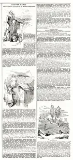 Rail Prints: Railway Mania - written and illustrated by Alfred Crowquill