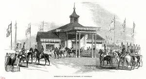 Exterior Prints: Railway pavilion at Tottenham 1847