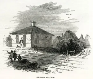 Building Prints: Railway station at Ickleton, Cambridgeshire