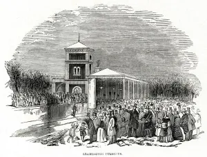 Building Prints: Railway station at Leamington (Spa), Warwickshire 1844