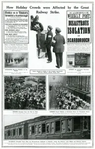 Windows Prints: Railway strike 1911: Affecting holiday crowds