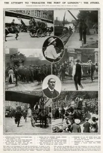 Guarding Prints: Railway strike 1911: Attempt to paralyse the port of London