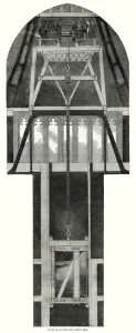 1858 Prints: Raising the Great Bell for Westminster Clock-Tower 1858