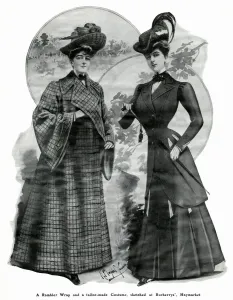 Wrap Prints: Rambler wrap and tailor-made at Burberrys 1905