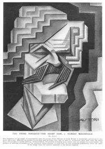 Caricatures Prints: Ramsay Macdonald caricatured by Autori