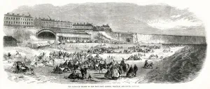 Stations Prints: Ramsgate Station of East Kent 1864