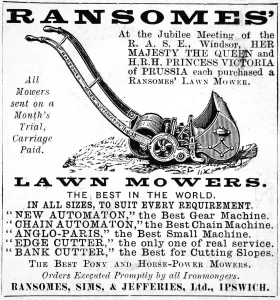 14th Prints: Ransomes Lawn Mowers
