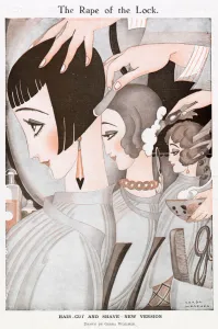 Fashion Prints: The Rape of the Lock by Gerda Wegener