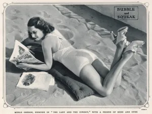 Issue Prints: Reading Tatler / Swimsuit