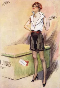 Flappers Prints: Ready for Rehearsal by W. S. Hutton