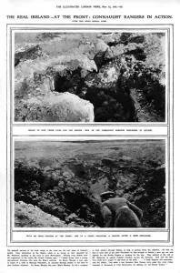 Mar16 Prints: The Real Ireland - at the front: Connaught Rangers in action