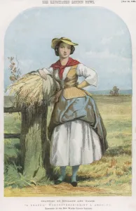 Country Side Prints: A reaper by J. Absolon