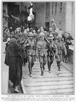 Entering Prints: The Recapture of Kut-el-Amara, 1917 - British Troops enterin