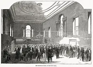 June Prints: Reception room at the Town Hall, Cambridge Date: June 1845