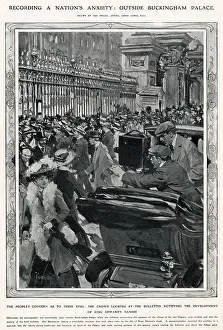 Waiting Prints: Recording the nation's anxiety outside Buckingham Palace in London