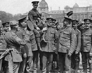 Corporal Prints: Recruitment during WW1 - E. Dwyer VC in Trafalgar Square