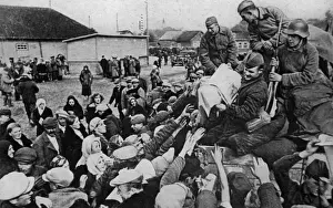 Polish Prints: Red Army distributing Moscow newspapers after invasion of Po