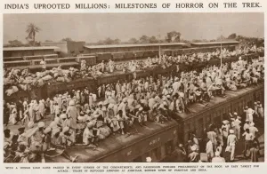 Refugee Prints: Refugee Trains, India