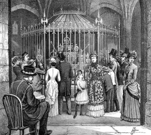 1885 Prints: The Regalia at the Tower of London, 1885