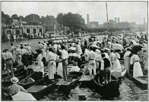 Crowned Prints: Regatta at Kingston-On-Thames 1906