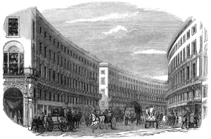 Regent Prints: Regents Quadrant, London, 1848