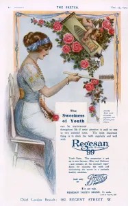 Boots Prints: Regesan toothpaste advertisement, 1914
