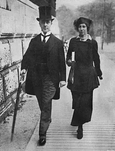 Budget Prints: Reginald McKenna and his wife, WW1