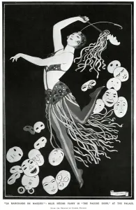 Theatrical Prints: Regine Flory in The Passing Show by George Barbier