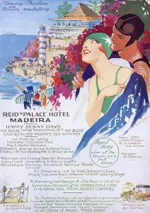 Madeira Prints: Reids Palace Hotel, Madeira advertisement, 1928