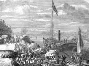 1871 Prints: The Relief of Paris at the end of the Franco-Prussian War, 1