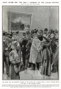 Crowd Prints: Rembrandt's The Mill at the National Gallery, London 1911