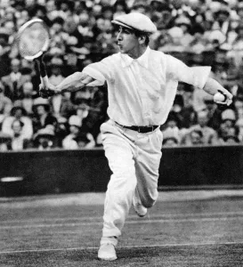 Number Prints: Rene Lacoste in play at Wimbledon