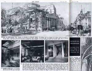 College Prints: Repairing bomb damage to the Royal College of Physicians