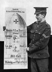 Berlin Prints: Replica of German shell sold in Berlin, WW1